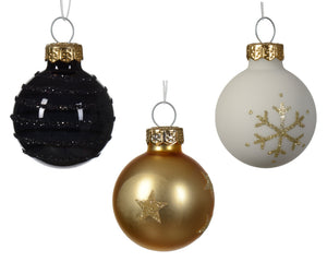 Christmas assorted baubles