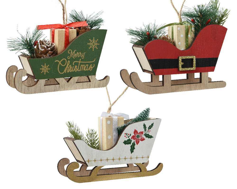 Wooden Sleigh mini