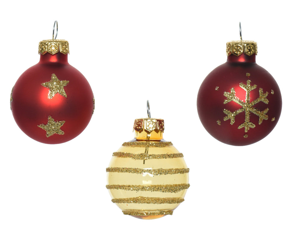 Christmas assorted baubles